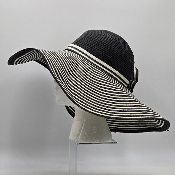 White House Black Market Black & White Floppy Hat main image 12